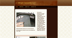 Desktop Screenshot of jullmancarpentryllc.com